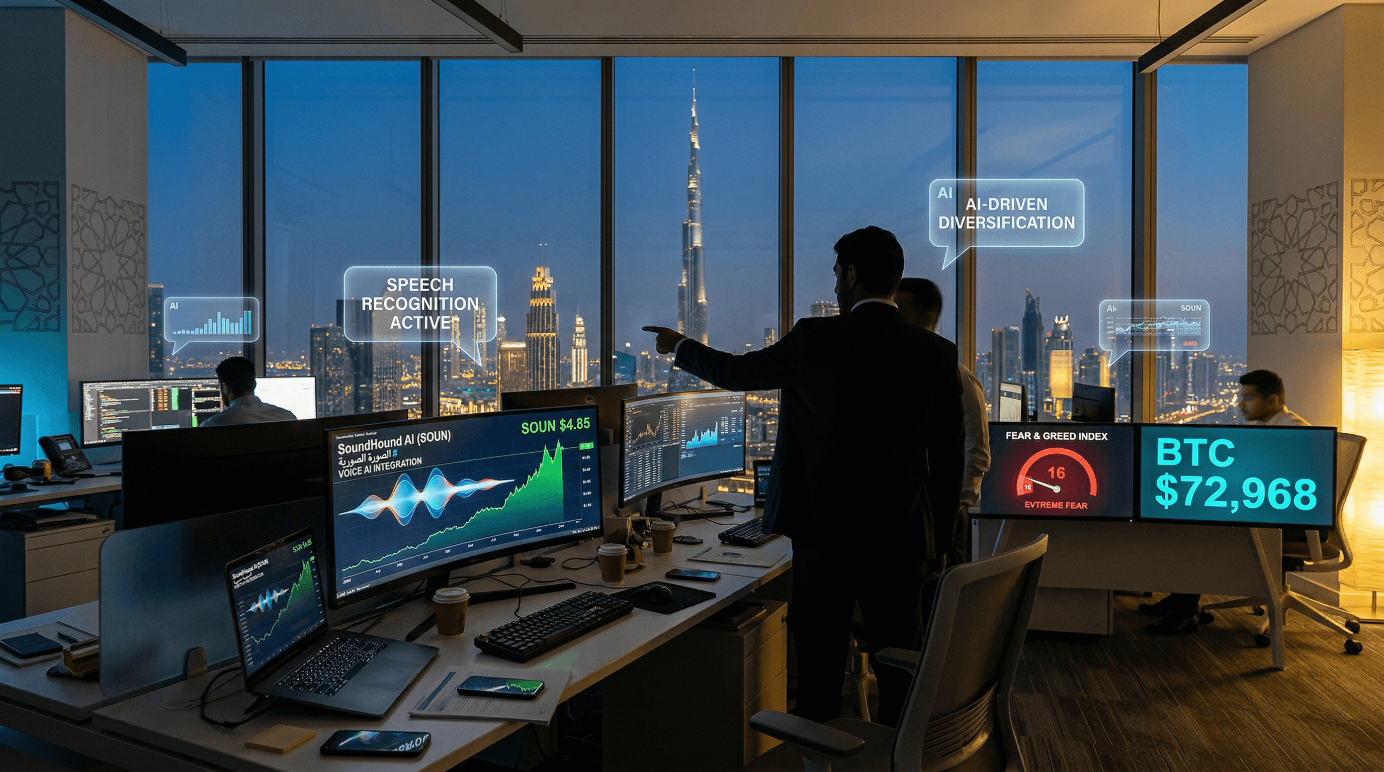 AI Stock SoundHound Lures Gulf Investors Amid Wall Street Snub