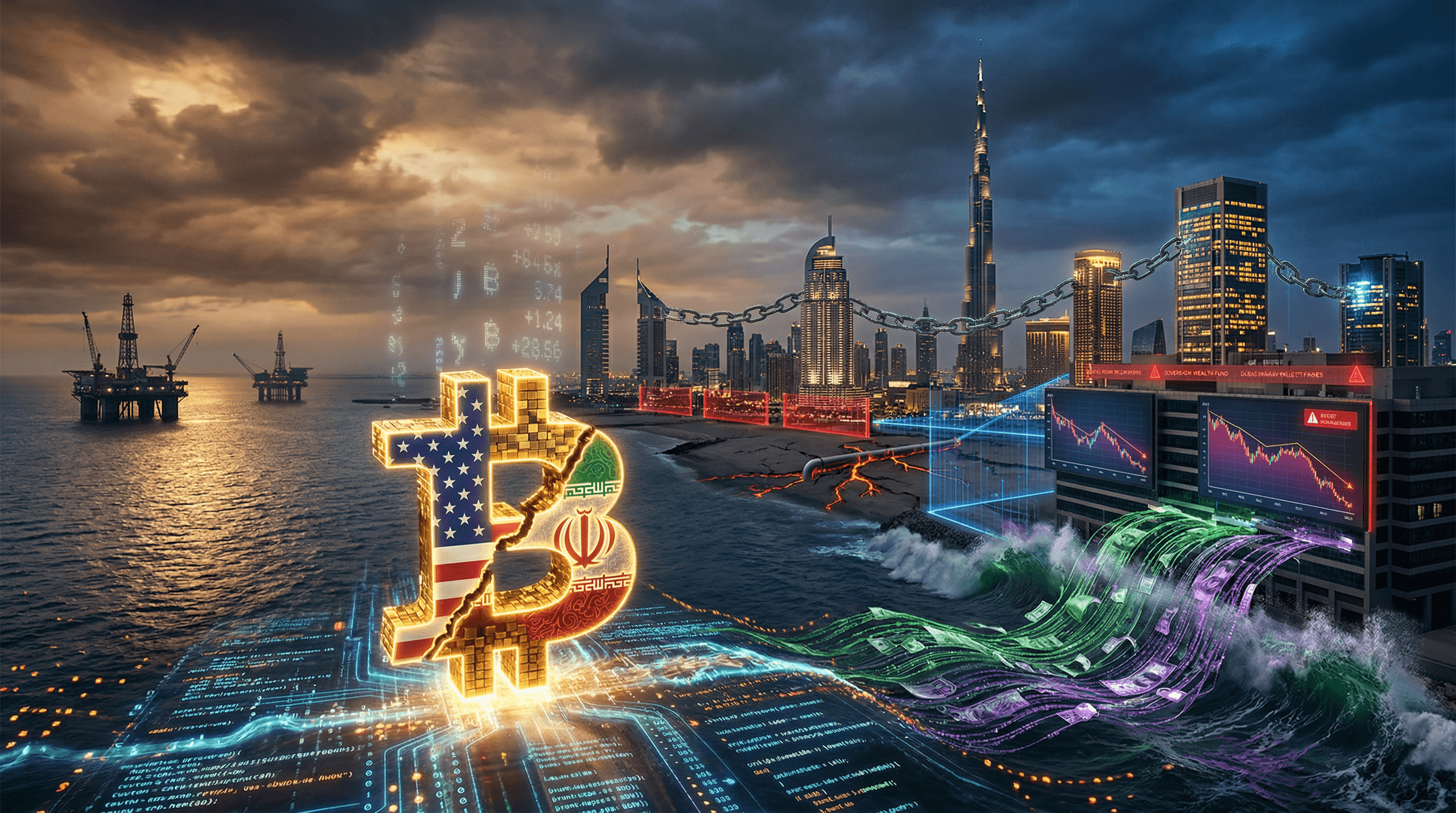 US-Iran Crypto Alignment Disrupts Gulf Oil Finance
