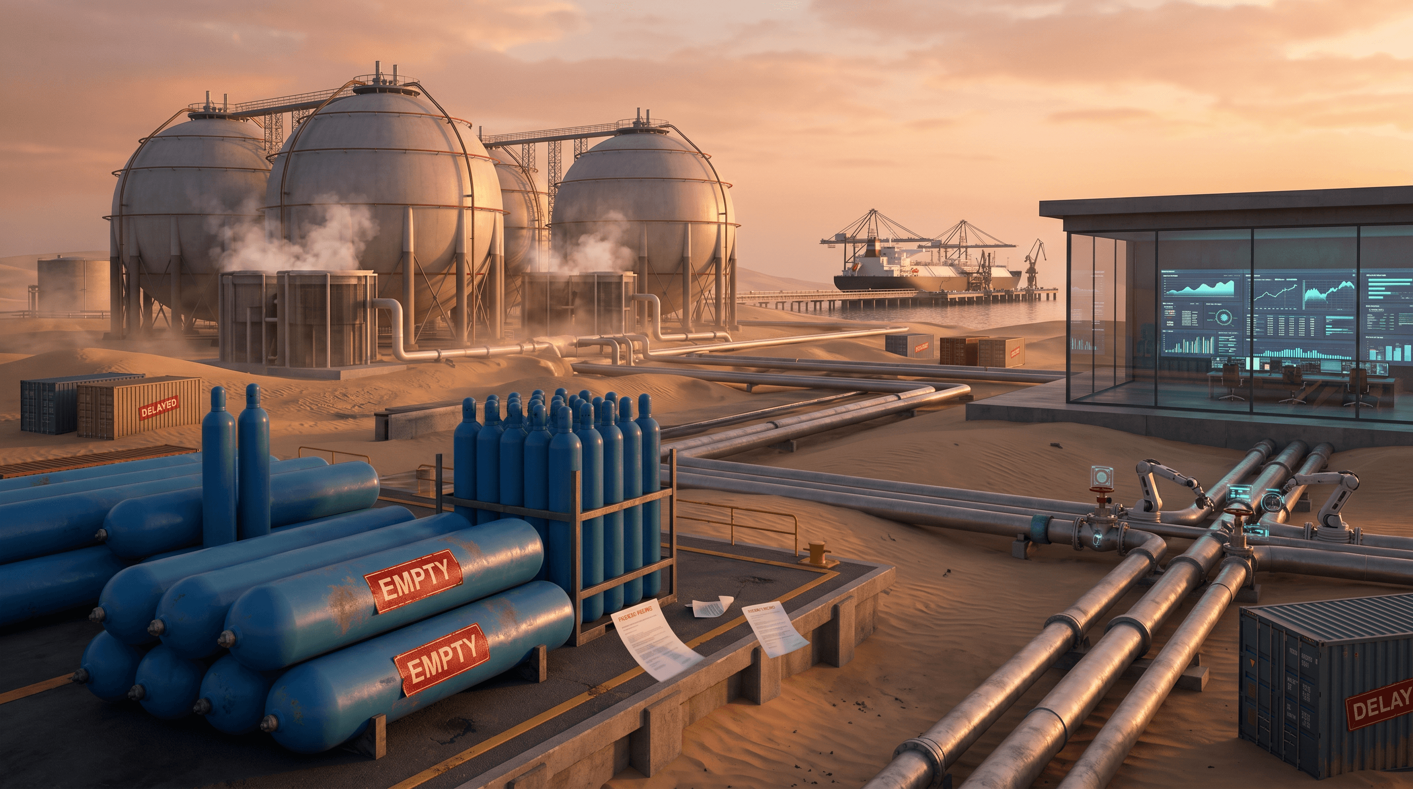 Helium Scarcity Disrupts Gulf Energy Tech Chains