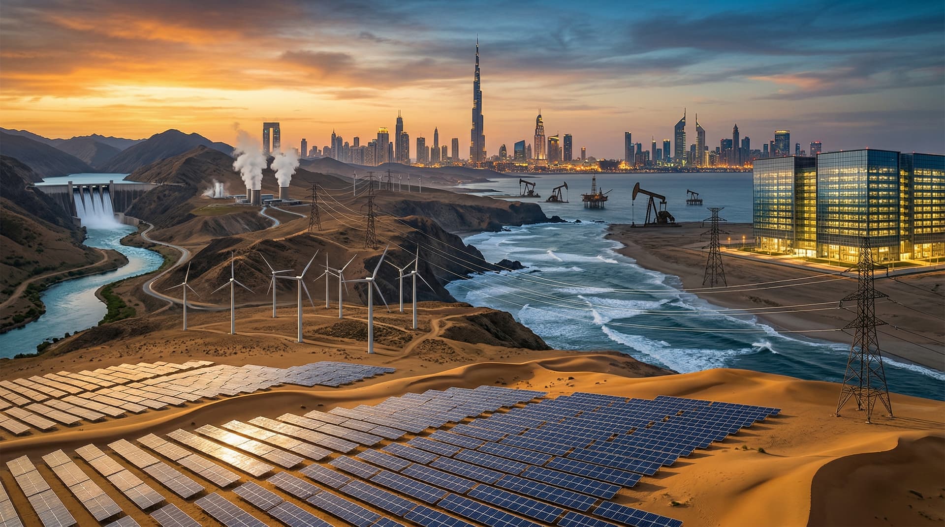 7 Countries Hit 100% Renewable Electricity as Gulf SWFs Shift $52B