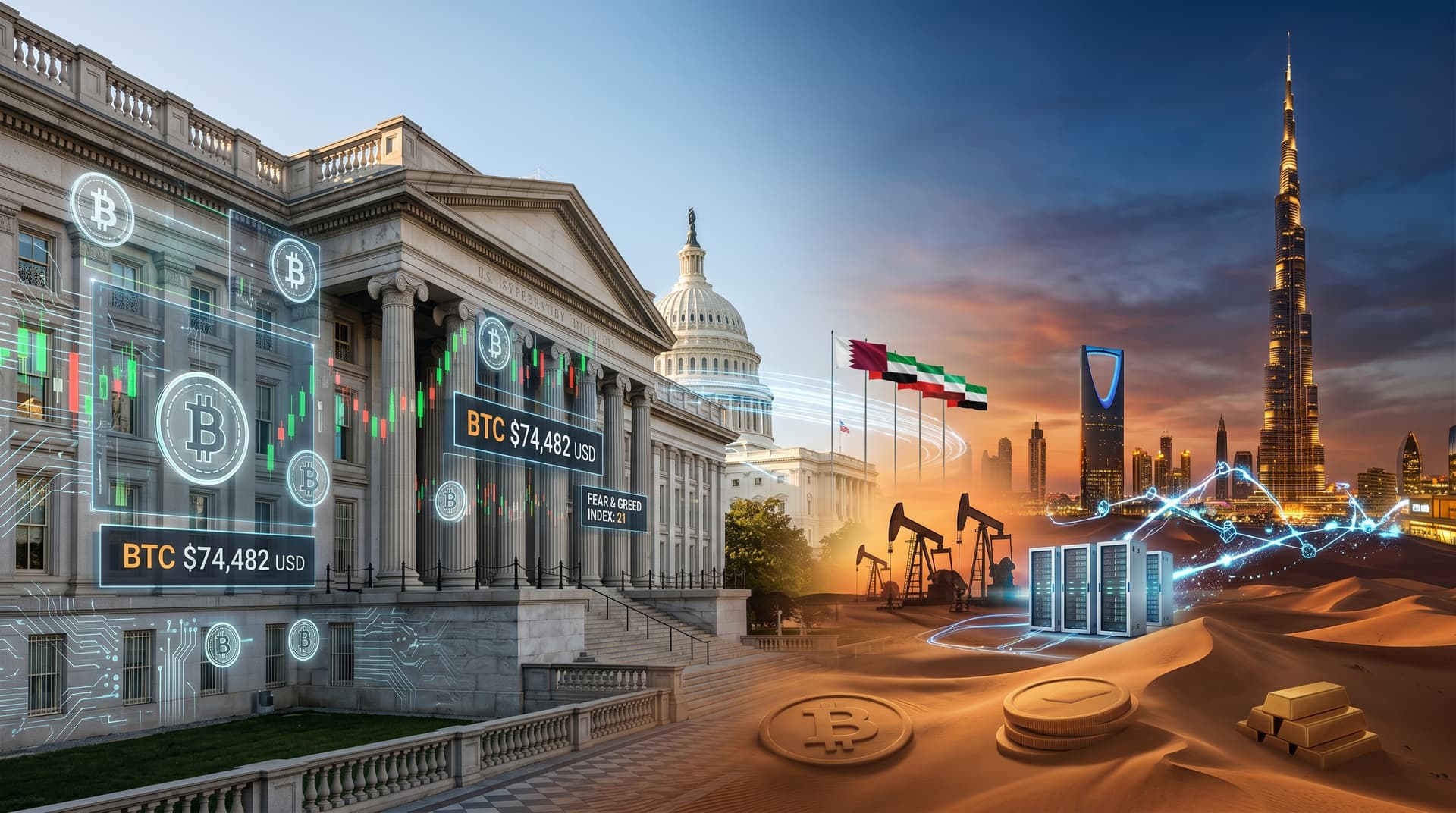 US Crypto Legislation: Bessent Urges Senate as BTC Hits $74K