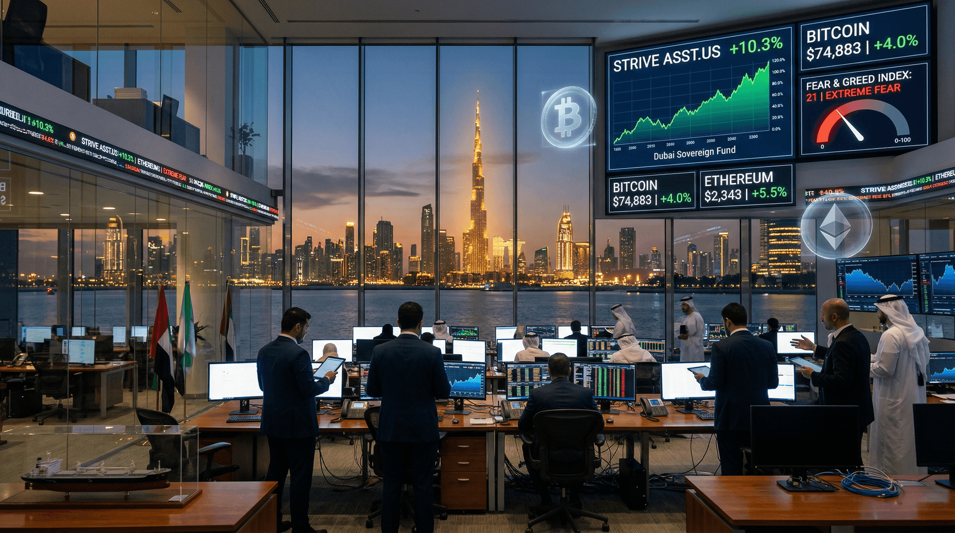 Crypto Stock Rally Ignites 10% Strive ASST Surge as Gulf Funds Watch