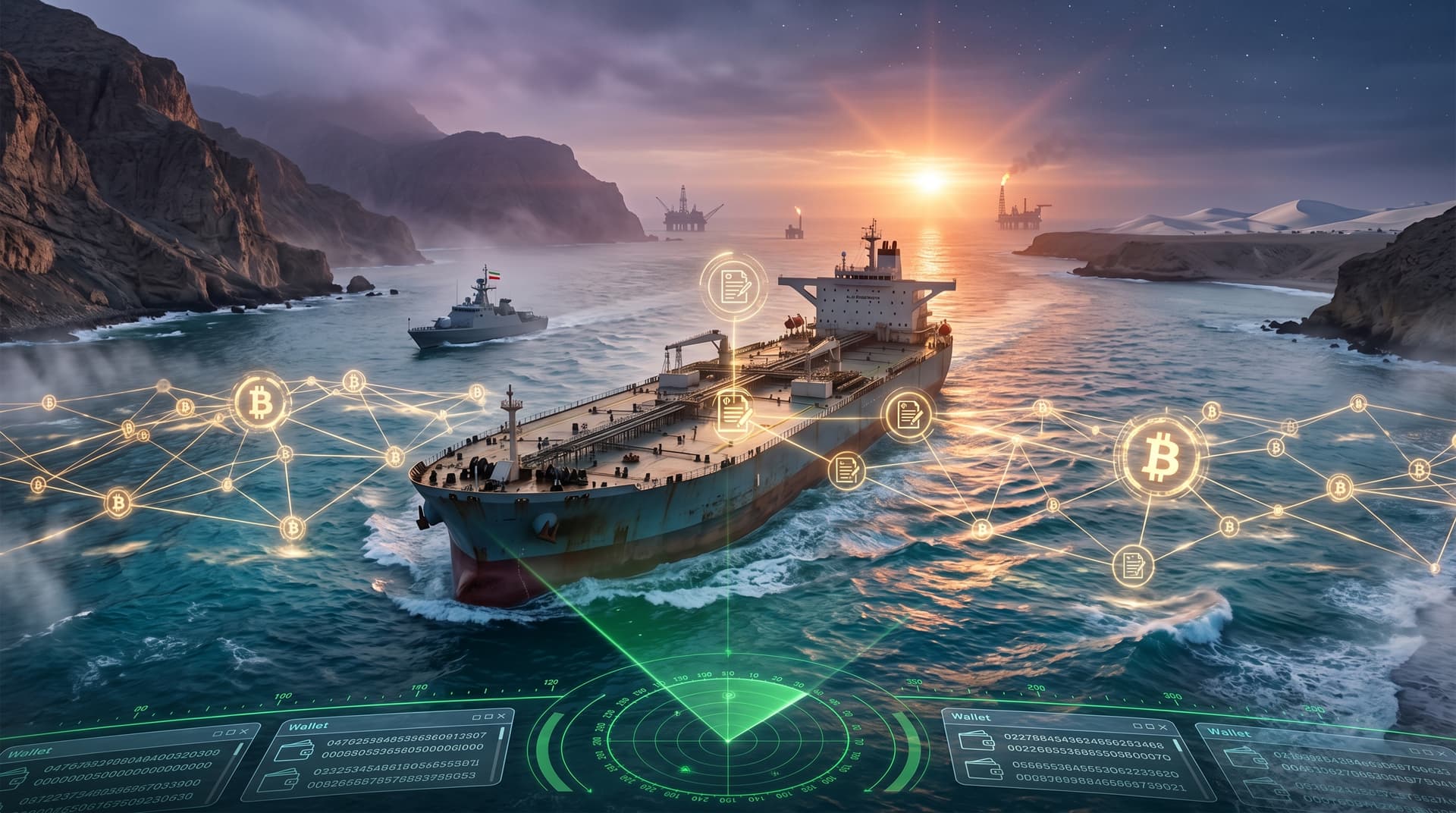 Iran Cryptocurrency Toll in Hormuz Activates on April 15, BTC Drops to $74K