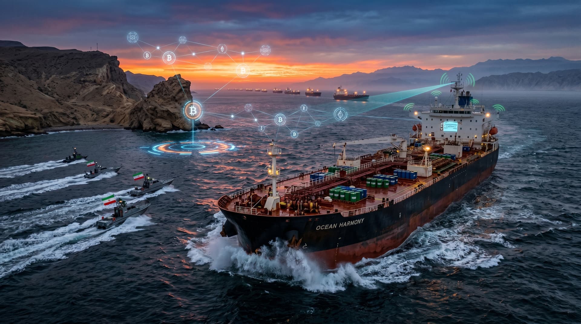 Iran Cryptocurrency Toll System Activates in Hormuz Strait
