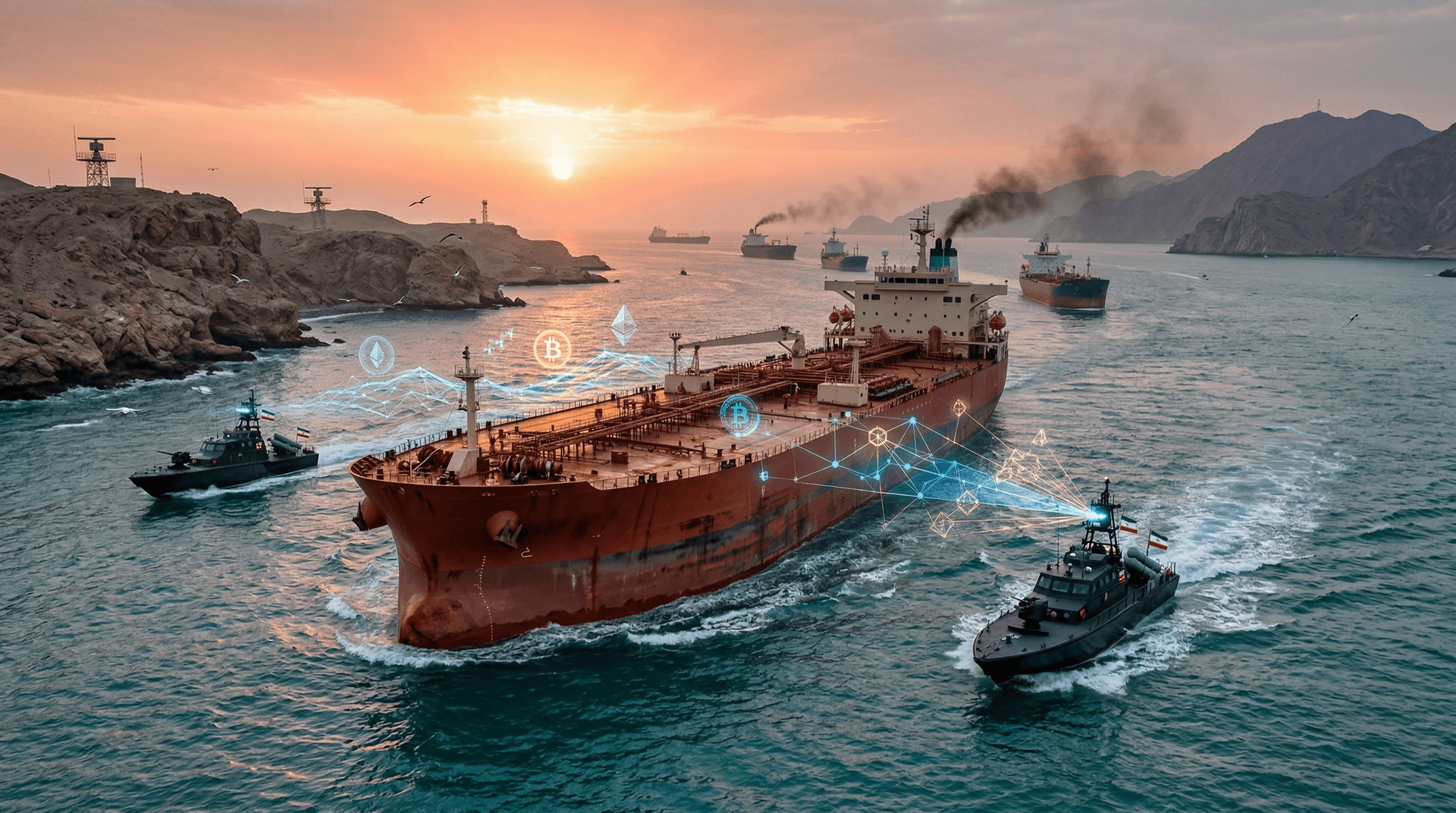 Iran Cryptocurrency Toll Activates in Strait of Hormuz