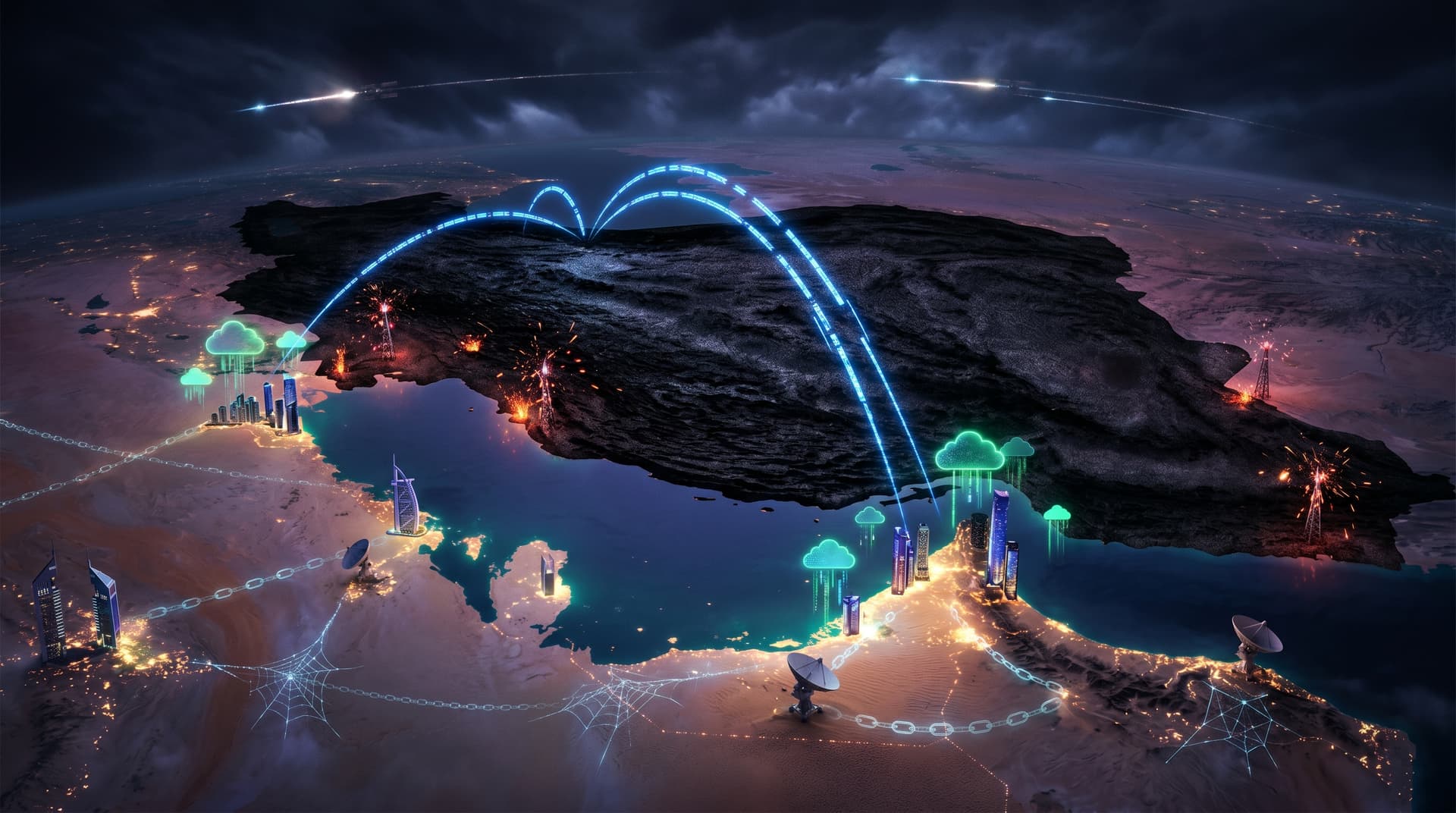 Stealth Signals Iran Blackout Boosts Gulf Clouds, BTC Hits $74K