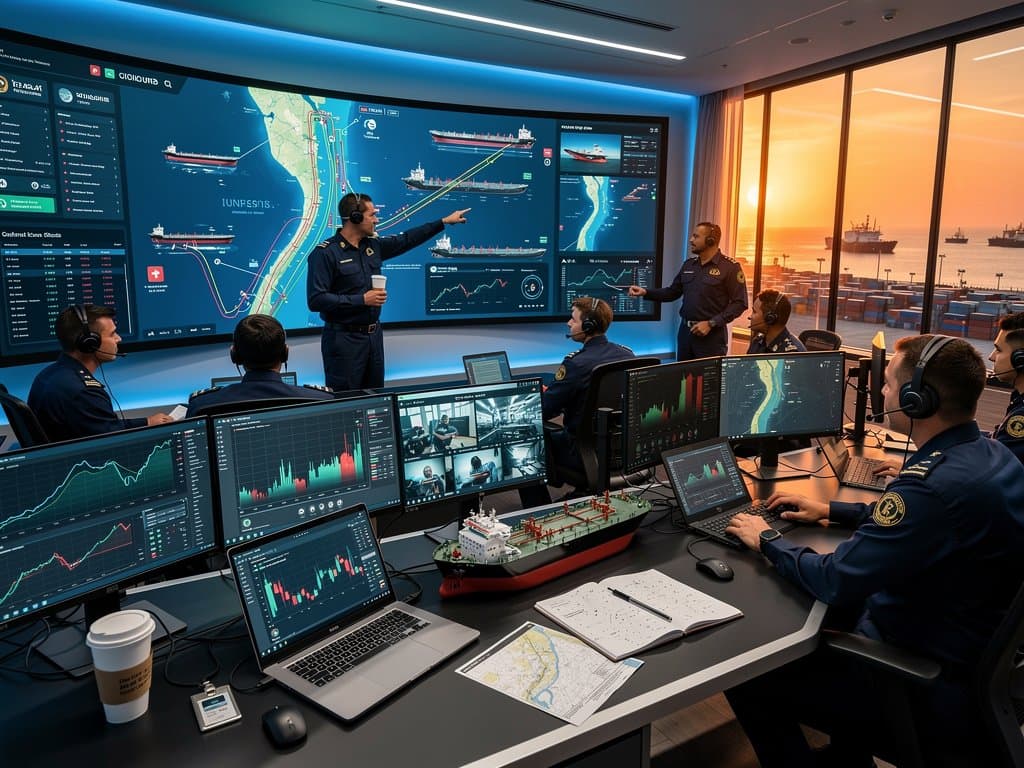 Dubai ops center monitors Hormuz tanker tracks amid crypto scam alerts